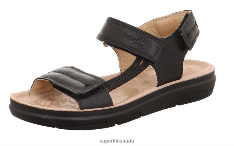 Superfit PALOMA - Sandal with Velcro Fastener Black Summer Shoes24FTT872