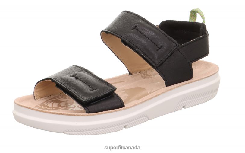 Superfit PALOMA - Sandal with Velcro Fastener Black Summer Shoes24FTT879
