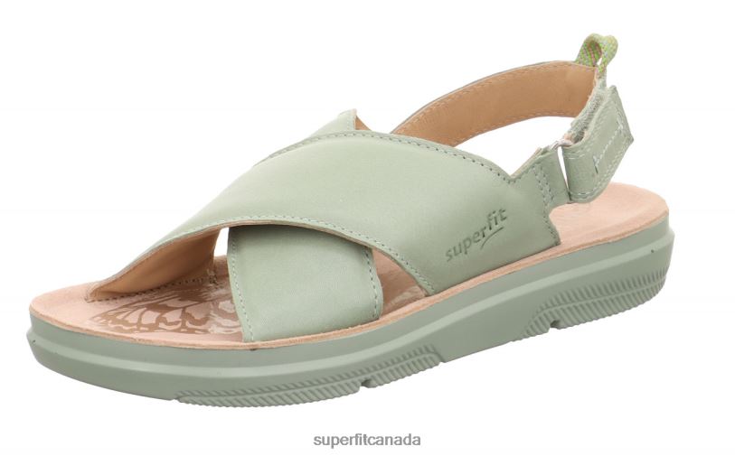 Superfit PALOMA - Sandal with Velcro Fastener Light Green Summer Shoes24FTT873