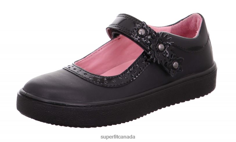 Superfit HEAVEN - Ballerina with Velcro Fastener Black Ballerinas24FTT609