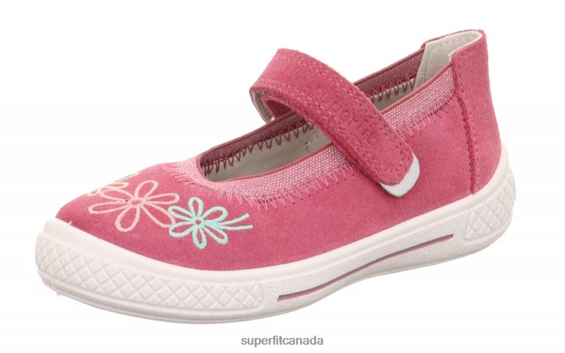 Superfit TENSY - Ballerina with Velcro Fastener Pink Ballerinas24FTT606