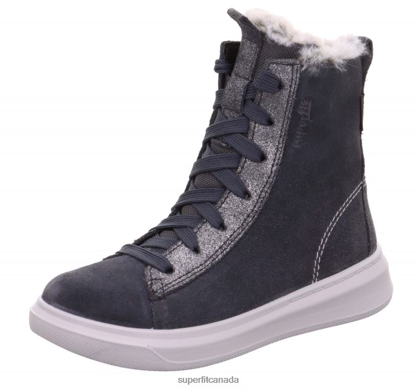 Superfit COSMO - Boot with Zip Grey Boots24FTT763