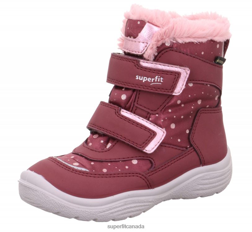 Superfit CRYSTAL - Boot with Velcro Fastener Pink Boots24FTT732