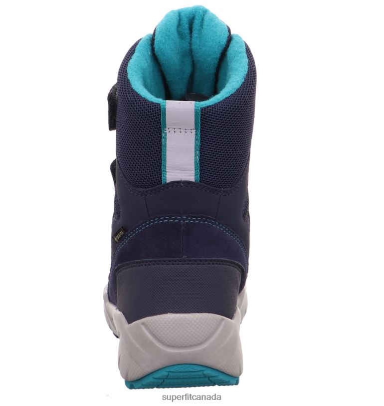 Superfit CULUSUK 2.0 - Boot with Velcro Fastener Blue/Green Boots24FTT741