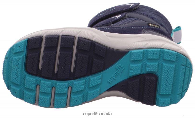 Superfit CULUSUK 2.0 - Boot with Velcro Fastener Blue/Green Boots24FTT741