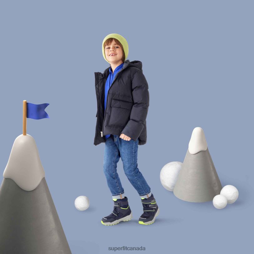 Superfit CULUSUK 2.0 - Boot with Velcro Fastener Blue/Yellow Boots24FTT703