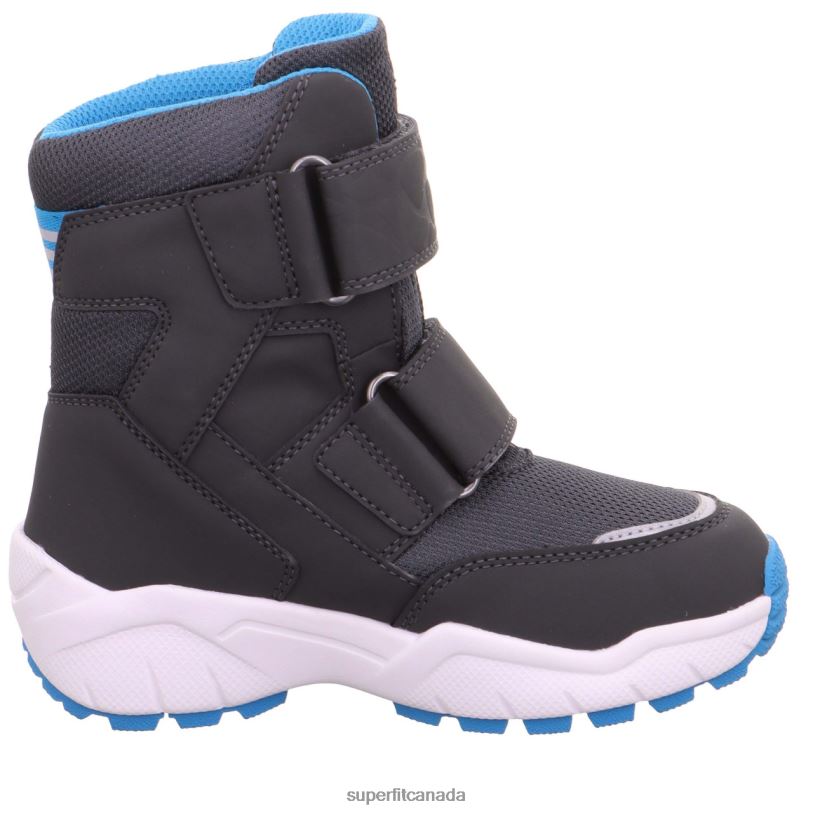 Superfit CULUSUK 2.0 - Boot with Velcro Fastener Grey/Turquoise Boots24FTT716