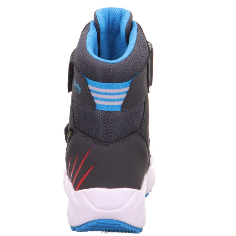 Superfit CULUSUK 2.0 - Boot with Velcro Fastener Grey/Turquoise Boots24FTT716