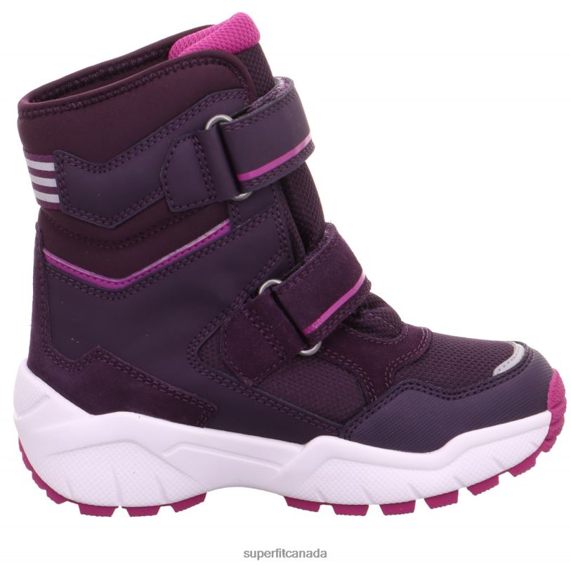 Superfit CULUSUK 2.0 - Boot with Velcro Fastener Purple/Pink Boots24FTT695
