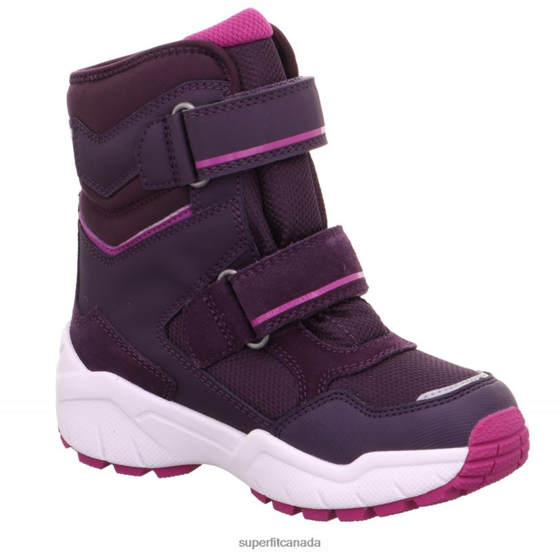 Superfit CULUSUK 2.0 - Boot with Velcro Fastener Purple/Pink Boots24FTT695