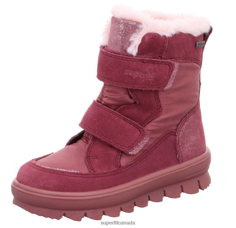 Superfit FLAVIA - Boot with Velcro Fastener Pink Boots24FTT721