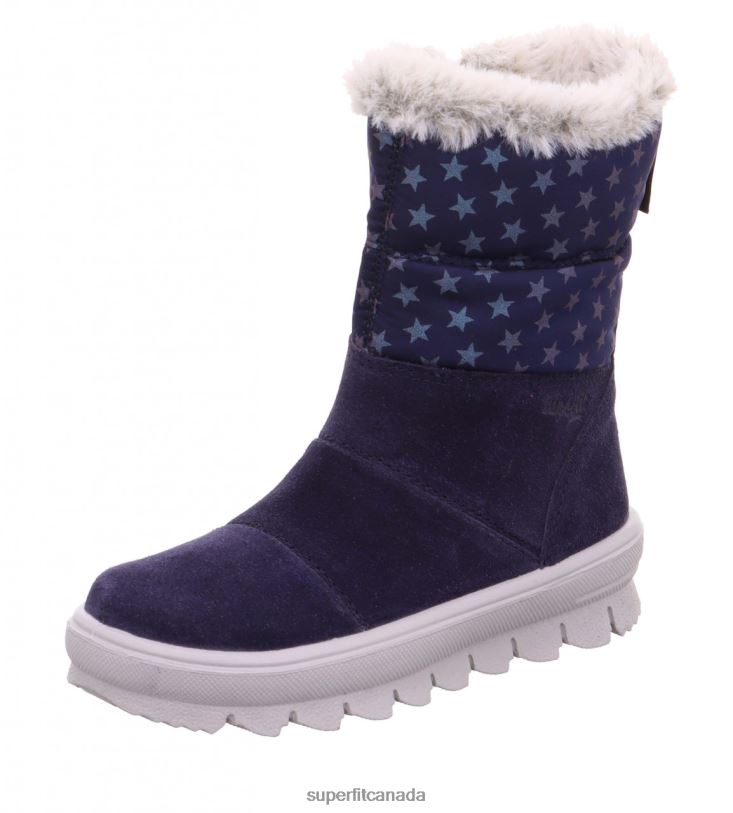 Superfit FLAVIA - Boot with Zip Blue Boots24FTT720