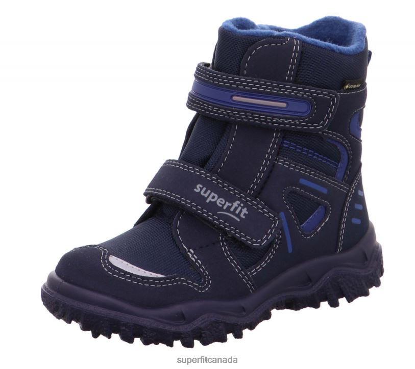 Superfit HUSKY - Boot with Velcro Fastener Blue Boots24FTT700