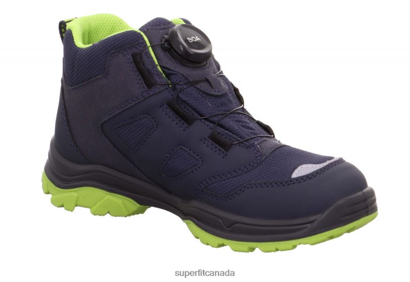 Superfit JUPITER - Boot with BOA Fit System Blue/Light Green Boots24FTT907