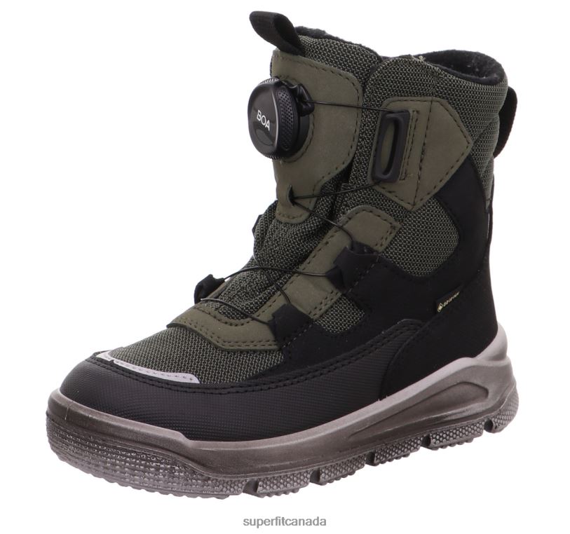 Superfit MARS - Boot with BOA Fit System Black/Green Boots24FTT691