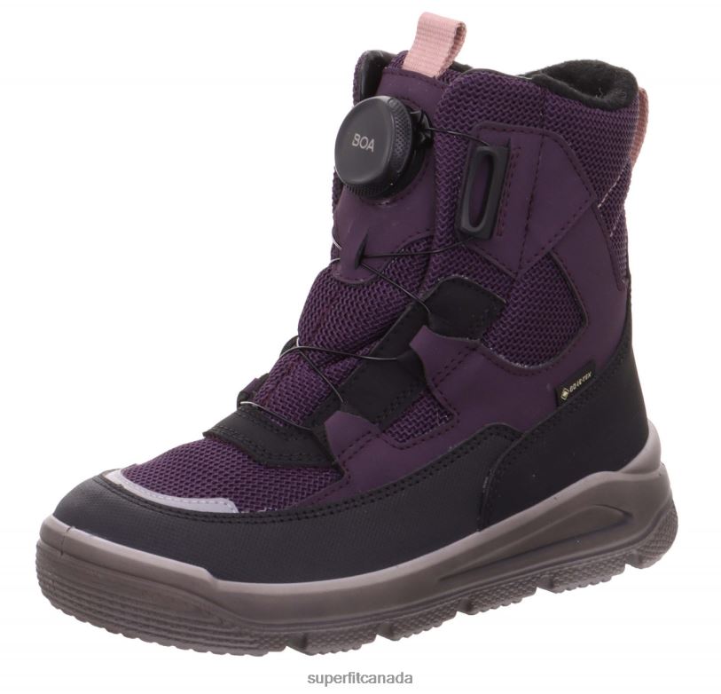Superfit MARS - Boot with BOA Fit System Black/Purple Boots24FTT746