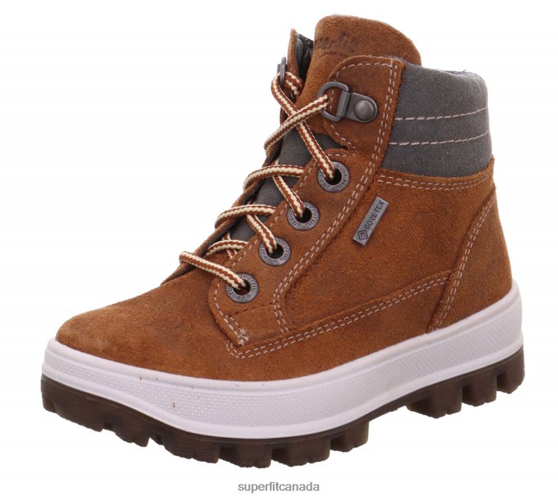 Superfit TEDD - Boot with Zip Brown/Grey Boots24FTT756