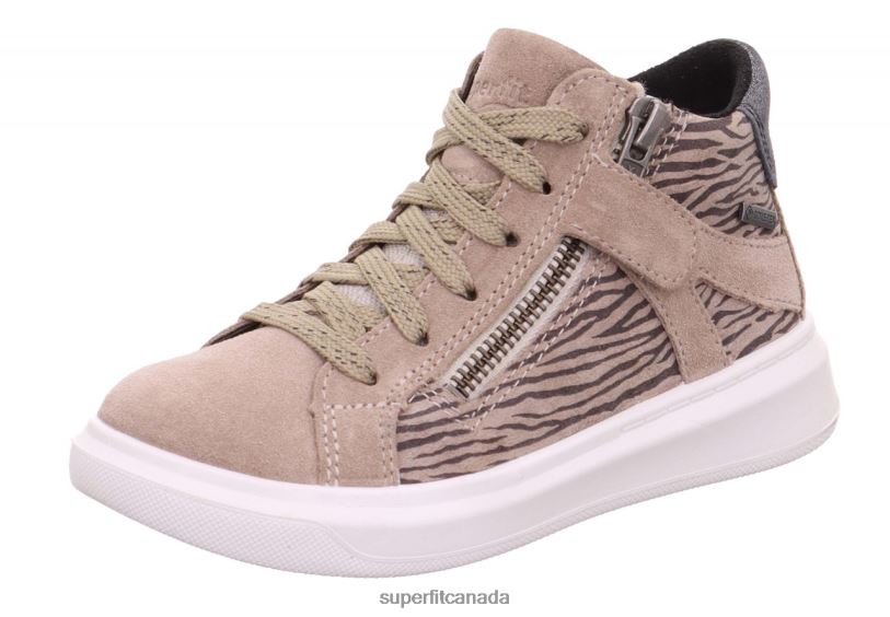 Superfit COSMO - Sneakers high with Zip Beige High Sneakers24FTT854