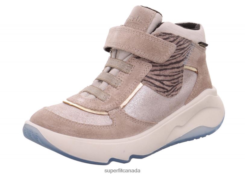 Superfit MELODY - Sneakers high with Velcro Fastener Beige High Sneakers24FTT851