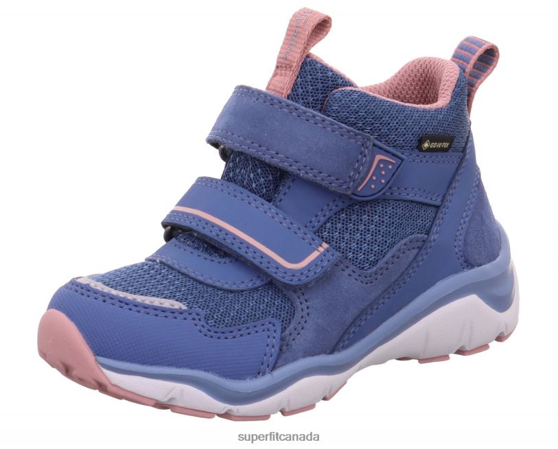 Superfit SPORT5 - Sneakers high with Velcro Fastener Blue/Pink High Sneakers24FTT836
