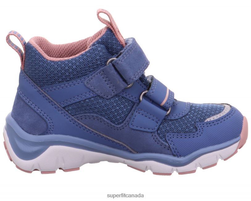 Superfit SPORT5 - Sneakers high with Velcro Fastener Blue/Pink High Sneakers24FTT836