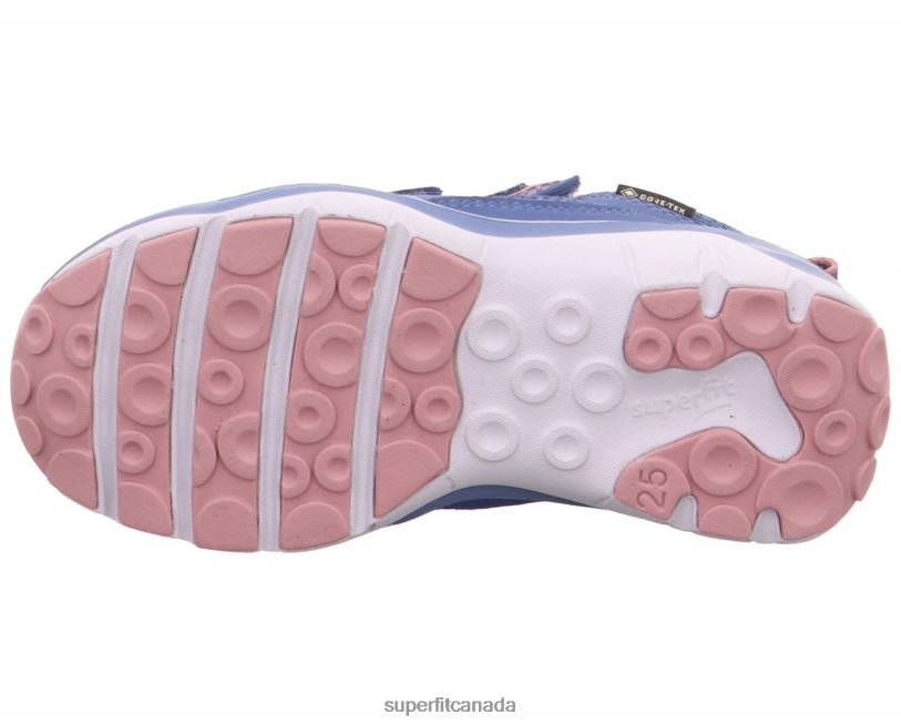 Superfit SPORT5 - Sneakers high with Velcro Fastener Blue/Pink High Sneakers24FTT836