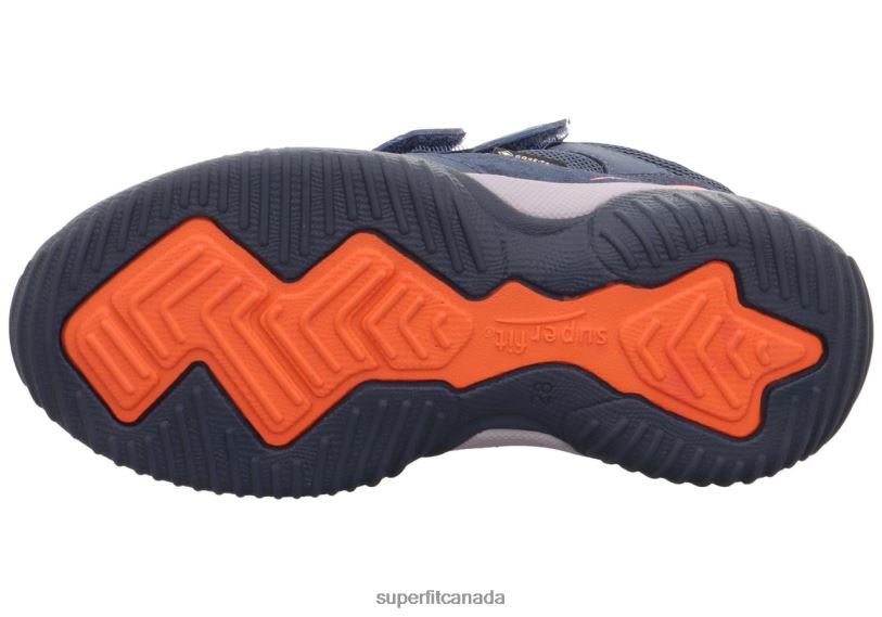 Superfit STORM - Sneakers high with Velcro Fastener Blue/Red High Sneakers24FTT849