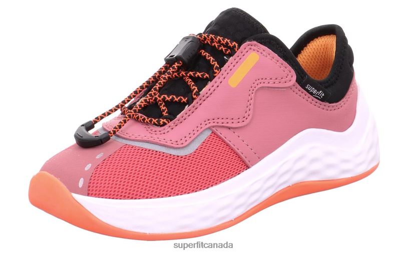 Superfit BOUNCE - Sneakers low with Quick release fastener Pink/Orange Low Sneakers24FTT785