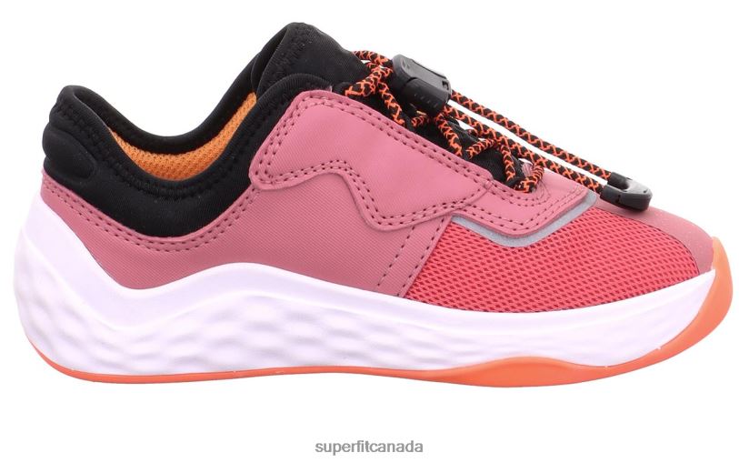 Superfit BOUNCE - Sneakers low with Quick release fastener Pink/Orange Low Sneakers24FTT785