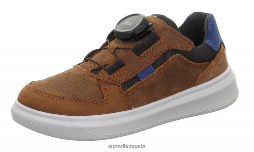 Superfit COSMO - Sneakers low with BOA Fit System Brown/Blue Low Sneakers24FTT815
