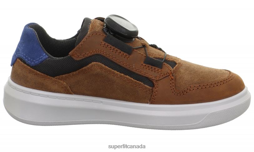 Superfit COSMO - Sneakers low with BOA Fit System Brown/Blue Low Sneakers24FTT815