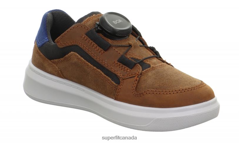 Superfit COSMO - Sneakers low with BOA Fit System Brown/Blue Low Sneakers24FTT815