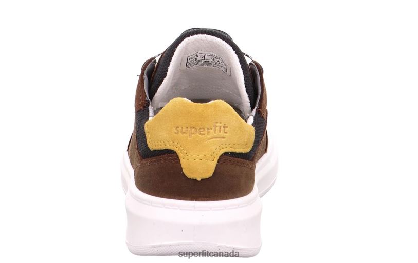 Superfit COSMO - Sneakers low with BOA Fit System Brown/Yellow Low Sneakers24FTT816