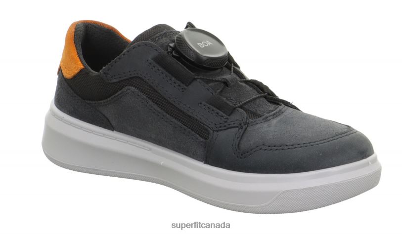 Superfit COSMO - Sneakers low with BOA Fit System Grey/Orange Low Sneakers24FTT832