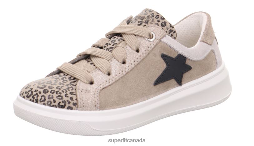Superfit COSMO - Sneakers low with Lacing Beige/White Low Sneakers24FTT835