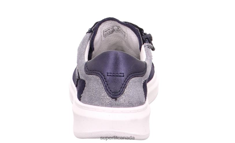 Superfit COSMO - Sneakers low with Lacing Blue/Light grey Low Sneakers24FTT784