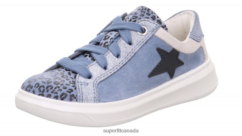 Superfit COSMO - Sneakers low with Lacing Blue/White Low Sneakers24FTT813