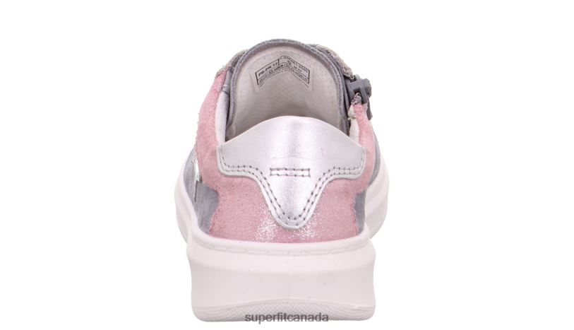 Superfit COSMO - Sneakers low with Lacing Light Grey/Pink Low Sneakers24FTT799