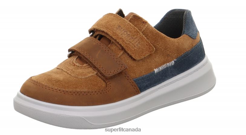 Superfit COSMO - Sneakers low with Velcro Fastener Brown/Blue Low Sneakers24FTT781