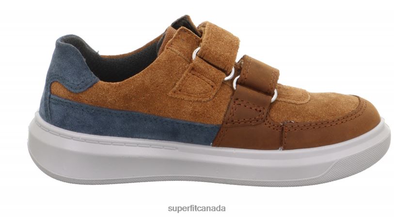 Superfit COSMO - Sneakers low with Velcro Fastener Brown/Blue Low Sneakers24FTT781