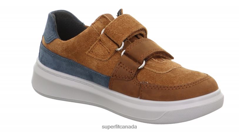 Superfit COSMO - Sneakers low with Velcro Fastener Brown/Blue Low Sneakers24FTT781