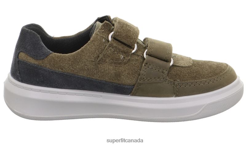 Superfit COSMO - Sneakers low with Velcro Fastener Green/Grey Low Sneakers24FTT801