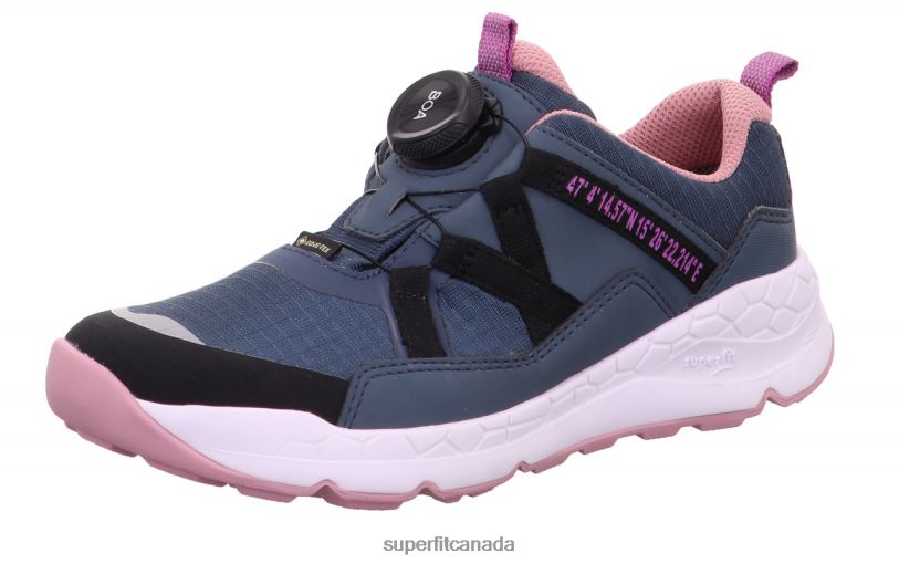 Superfit FREE RIDE - Sneakers low with BOA Fit System Blue/Pink Low Sneakers24FTT900