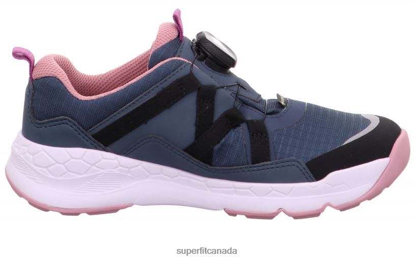 Superfit FREE RIDE - Sneakers low with BOA Fit System Blue/Pink Low Sneakers24FTT900
