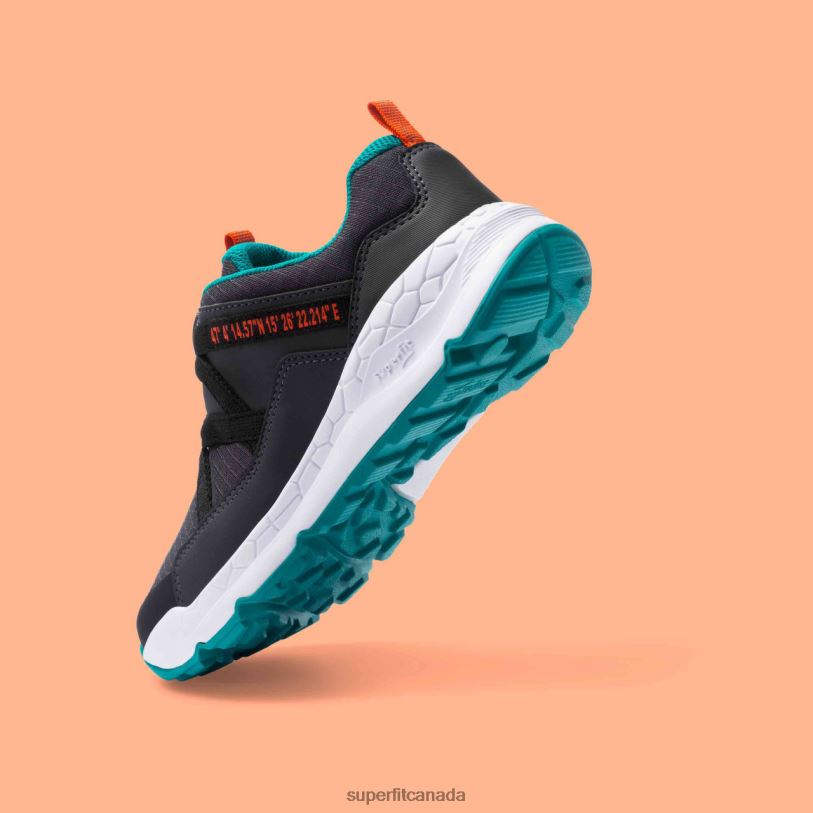 Superfit FREE RIDE - Sneakers low with BOA Fit System Grey/Green Low Sneakers24FTT883