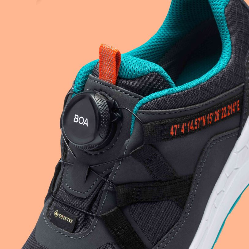 Superfit FREE RIDE - Sneakers low with BOA Fit System Grey/Green Low Sneakers24FTT883