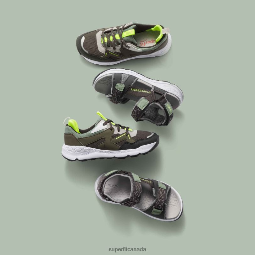 Superfit FREE RIDE - Sneakers low with Lacing Green/Light Green Low Sneakers24FTT899