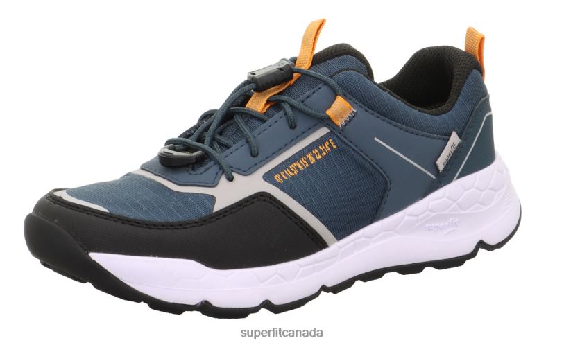Superfit FREE RIDE - Sneakers low with Quick release fastener Blue/Orange Low Sneakers24FTT895