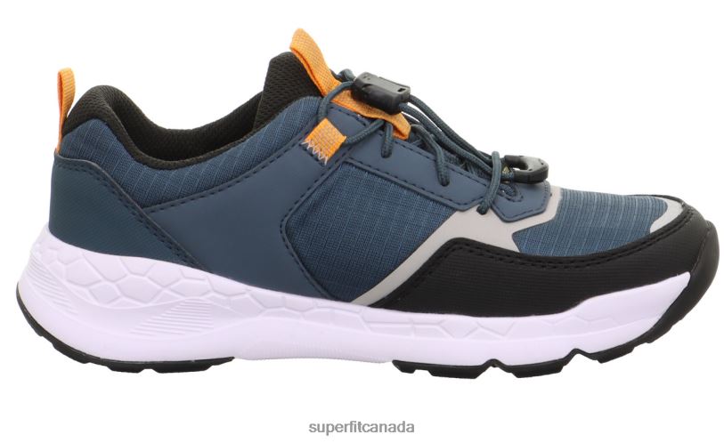Superfit FREE RIDE - Sneakers low with Quick release fastener Blue/Orange Low Sneakers24FTT895