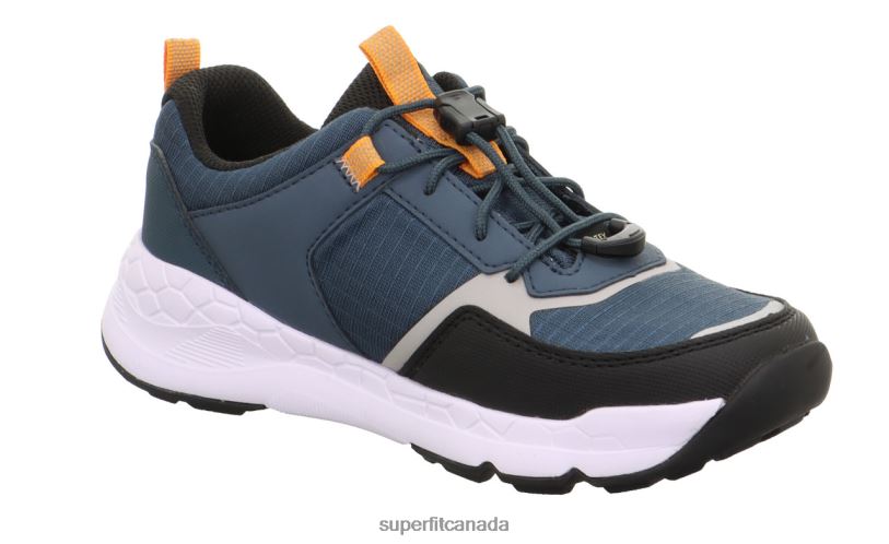 Superfit FREE RIDE - Sneakers low with Quick release fastener Blue/Orange Low Sneakers24FTT895